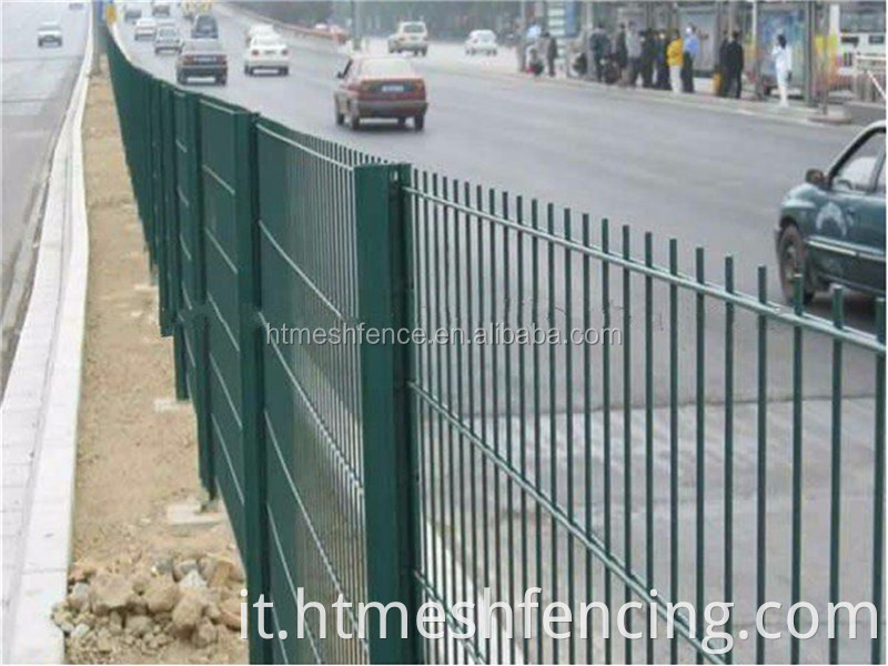 Fence a maglie a doppio filo/pannelli piatti 8/6/8 Mesh Apertura 50x200mm con rivestimento in polvere